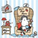 Fotobehang Sheepworld Tea Time
