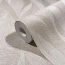 Non-woven tapet i kunstnerisk bølgelook og beige bølge