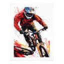 Plakat Dynamisk mountainbiker - Jaszke