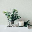 tapet blomstret hvid grøn - non-woven tapet landstil A.S. Création - mat og lys struktur