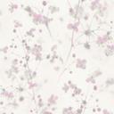 tapet blomstret i rosa og hvidt non-woven tapet A.S. Creation i mat blomstret tapet A.S. Creation i mat
