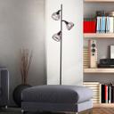 Stehleuchte Annelie, braun, 153,5 x 38 cm, Holz Stehlampe