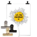 Póster Let the sunshine in