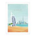 Póster Playa de Dubai - Burj Al Arab - Rivers