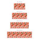 Salpicadero de cocina autoadhesivo Flores rojas coral - Treechild