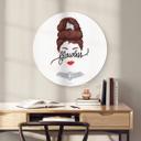 Tableau sur alu-Dibond rond Tohmé - Flawless Audrey 