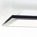 Deckenleuchte Clara, schwarz, 100 x 25 cm, Metall LED Deckenleuchte, dimmbar