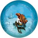 Selvklæbende vlies-tapet - Ariel Dreaming - 125 x 125 cm