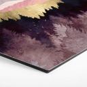 Hexagone - alu-Dibond SpaceFrog Designs - Forêt violette