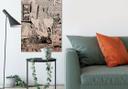Alu-Dibond koper effect Drawstore - Livingroom