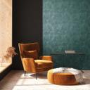 Papel pintado no tejido de color oro petróleo con aspecto de hormigón Papel pintado vintage con aspecto de yeso