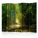 Screen room divider - Street in the sunlight, 3-delt