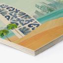 Houten Wanddecoratie zeshoek strand Dubai - Burj Al Arab - Rivers