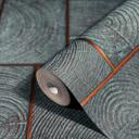 grafisk tapet, non-woven Natural Opulence antracit