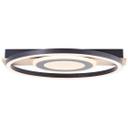 Deckenleuchte Leopold, braun, 5,5 x 39 cm, Holz Moderne LED-Deckenleuchte, dimmbar