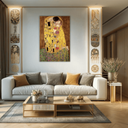 Cuadro de madera - Klimt - El beso