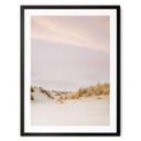 Póster Zwart - Paisaje de dunas en Ameland