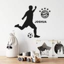 Muursticker + Naam Bayern Munchen Voetballer 02