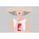 Livingwalls papier peint photo ARTist Audrey beige, gris