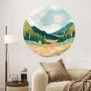 Vinilo decorativo pradera primaveral - SpaceFrog Designs - Redondo