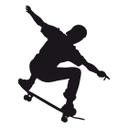 Muursticker Skateboarder 05