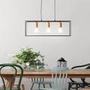 Pendelleuchte Amber, braun, 85,5 x 60 cm, Metall Pendellampe