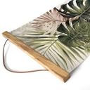 Póster de tela boho con hojas tropicales - Haase