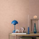 Papier peint intissé Nature - design de feuilles discret en terre cuite & ton naturel