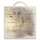 Cuadro de madera Westum - Little Lady - 40x41,5 cm