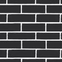 Film Décoratif adhésif meubles et surfaces – Motif"Mur de briques noires"