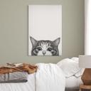 Canvasbillede Nysgerrig kat - Korenkova