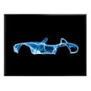 Plakat - Mileu - Blue car