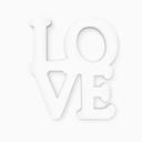 Letras decorativas 3D Love