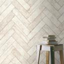 murstenstapet, tapet med steneffekt Factory V hvid