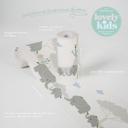 A.S. Création Lovely Kids Frise autocollante enfant - Gris, Bleu