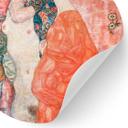 Wallsticker Klimt - Veninderne - Rund