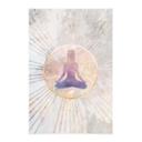 Póster de tela - Meditación en luz dorada - Manovski