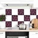 Azulejos Adhesivos Fredriksson - Zafiro violeta - Lote de 12