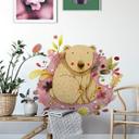 Sticker mural - Ours et pot de miel