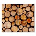 Wood Slices dækplade til kogeplader