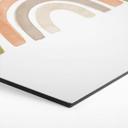 Hexagone - alu-Dibond Nouveauprints - Arc-en-ciel aquarelle