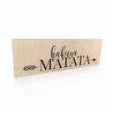 Panneau en bois Hakuna Matata 