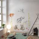 Wallsticker Asiatiske dyr sæt (14 stk.) - Kvilis
