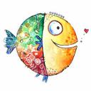 Sticker mural "Happy Fish" - Hagenmeyer