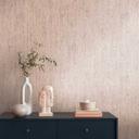 Papel pintado texturizado en gris-marrón - Papel pintado no tejido con aspecto textil - Diseño mural moderno