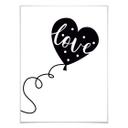 Póster Globo del amor