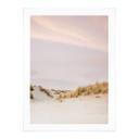 Póster Zwart - Paisaje de dunas en Ameland
