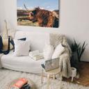 Lienzo Vaca Highland 02