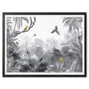 Póster Kikki Belle - Aves tropicales en blanco y negro