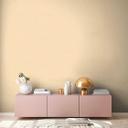 Papel pintado textura lino amarillo sol - papel pintado no tejido para un ambiente cálido